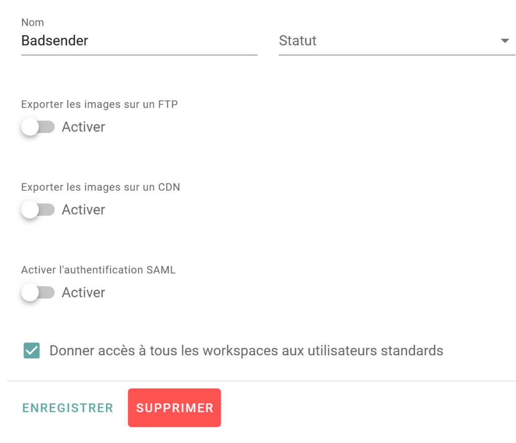 Suppression de groupe pour les super admin